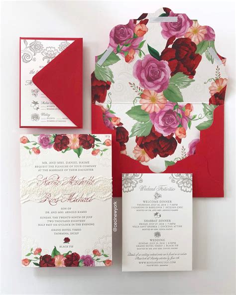 Dolce & Gabbana Inspired Wedding Invitations by Ceci New York